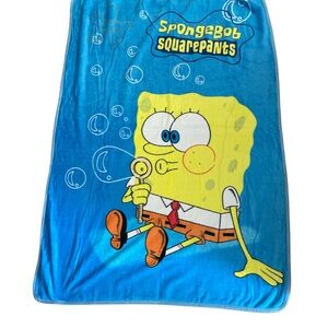 SpongeBob SquarePants Blue Blanket